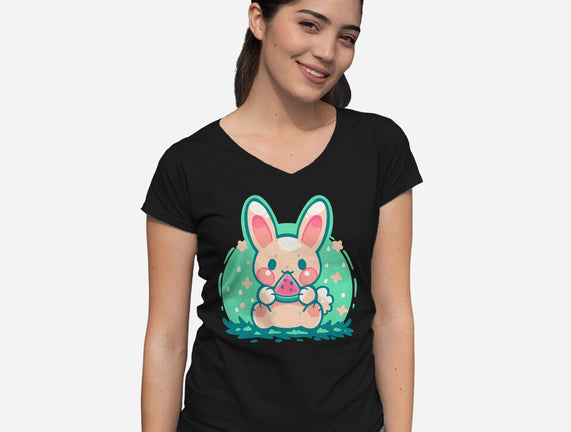 Summer Watermelon Bunny