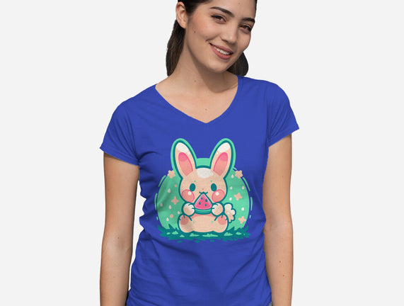 Summer Watermelon Bunny
