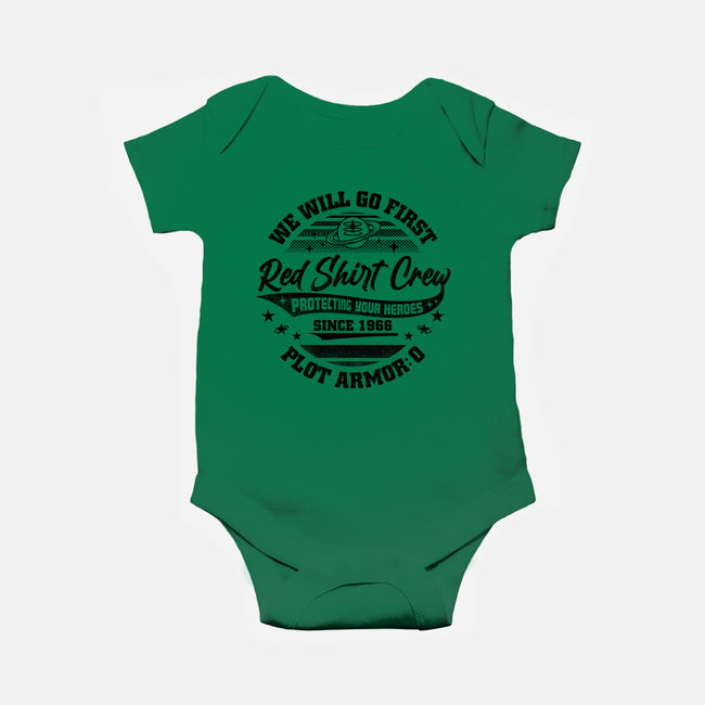 Red Shirt Crew-Baby-Basic-Onesie-rocketman_art