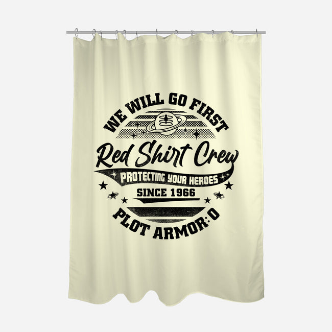 Red Shirt Crew-None-Polyester-Shower Curtain-rocketman_art