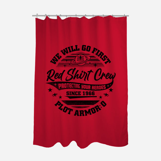 Red Shirt Crew-None-Polyester-Shower Curtain-rocketman_art
