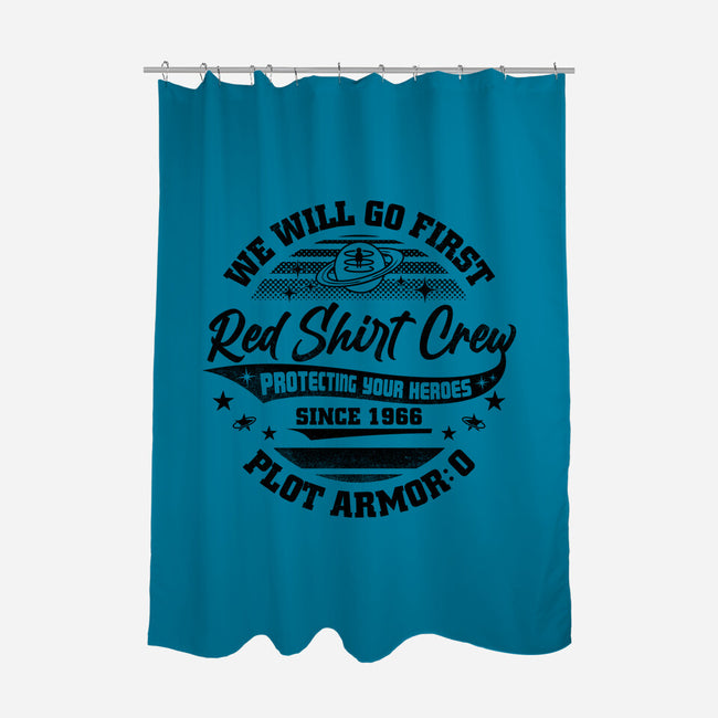 Red Shirt Crew-None-Polyester-Shower Curtain-rocketman_art