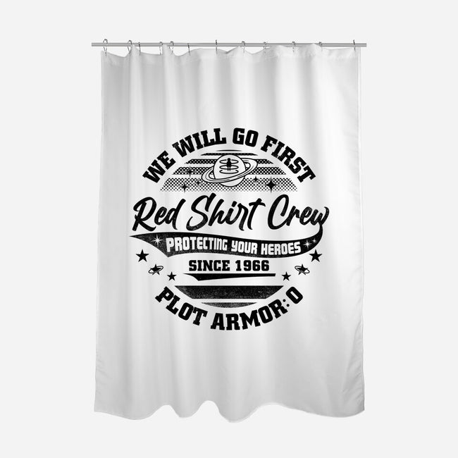 Red Shirt Crew-None-Polyester-Shower Curtain-rocketman_art