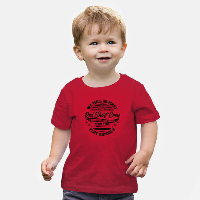 Red Shirt Crew-Baby-Basic-Tee-rocketman_art