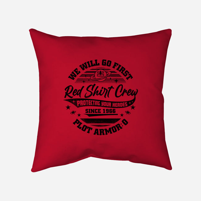 Red Shirt Crew-None-Removable Cover w Insert-Throw Pillow-rocketman_art