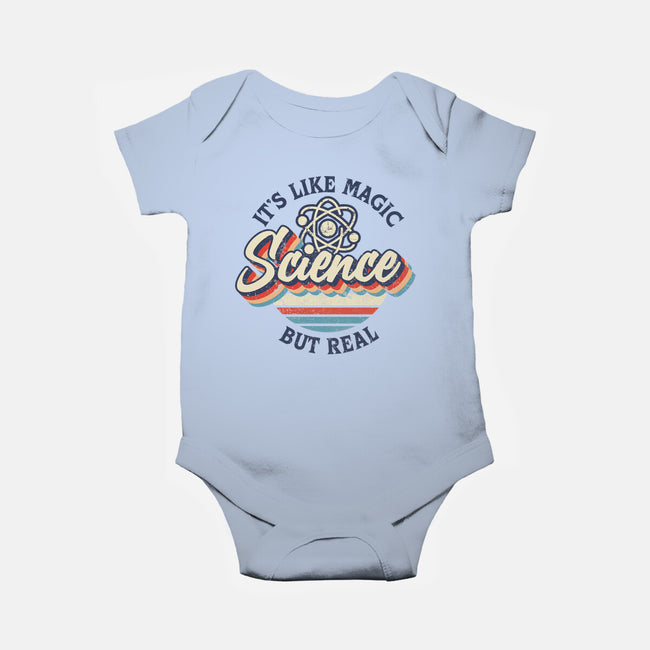 Science Magic Vintage-Baby-Basic-Onesie-rocketman_art