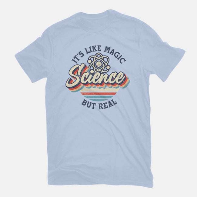 Science Magic Vintage-Womens-Basic-Tee-rocketman_art