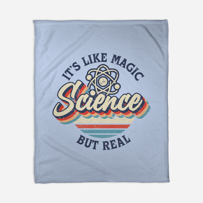Science Magic Vintage-None-Fleece-Blanket-rocketman_art
