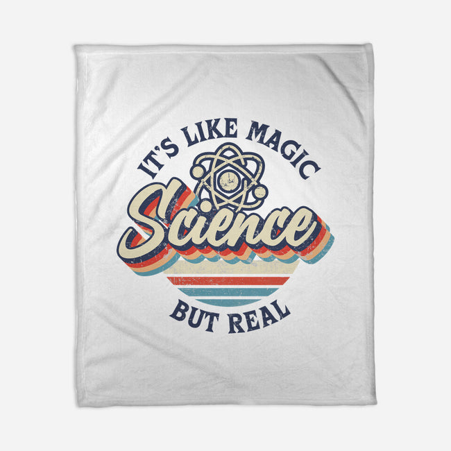 Science Magic Vintage-None-Fleece-Blanket-rocketman_art