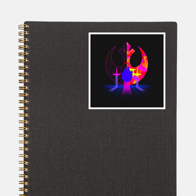 1980s Rebel-None-Glossy-Sticker-drbutler