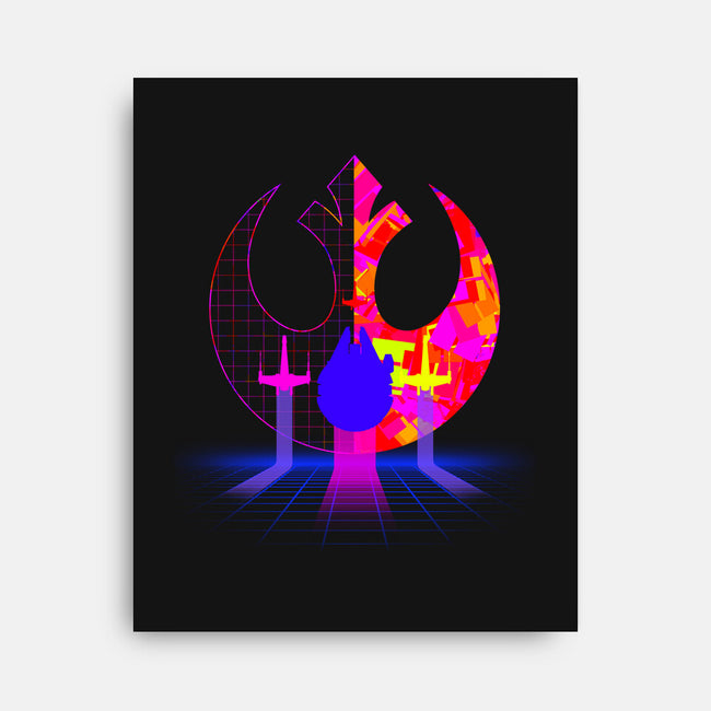 1980s Rebel-None-Stretched-Canvas-drbutler