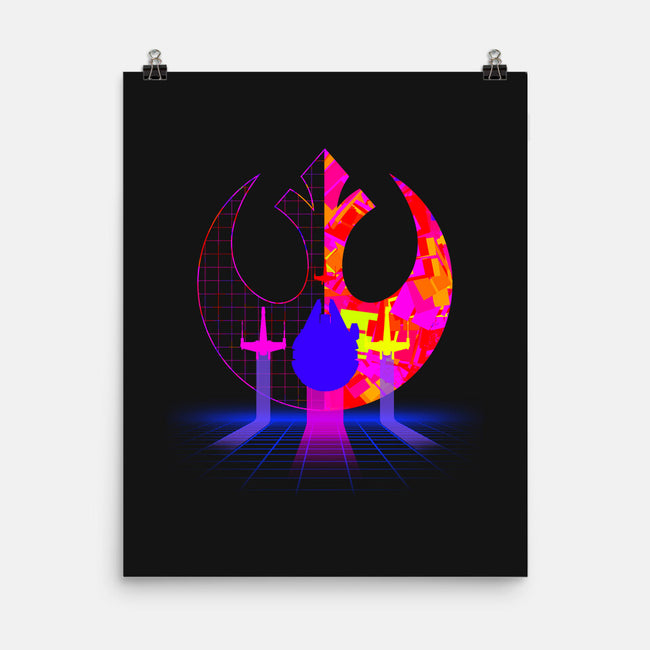 1980s Rebel-None-Matte-Poster-drbutler