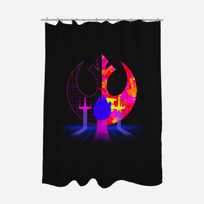 1980s Rebel-None-Polyester-Shower Curtain-drbutler