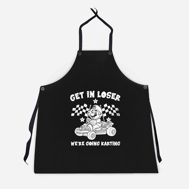 We’re Going Karting-Unisex-Kitchen-Apron-drbutler
