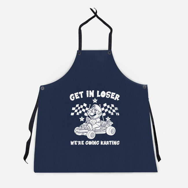 We’re Going Karting-Unisex-Kitchen-Apron-drbutler