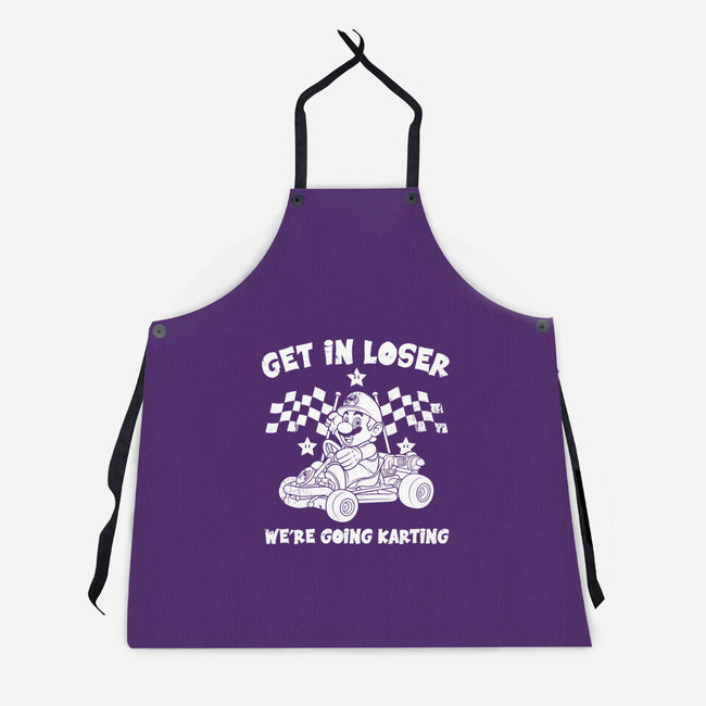 We’re Going Karting-Unisex-Kitchen-Apron-drbutler