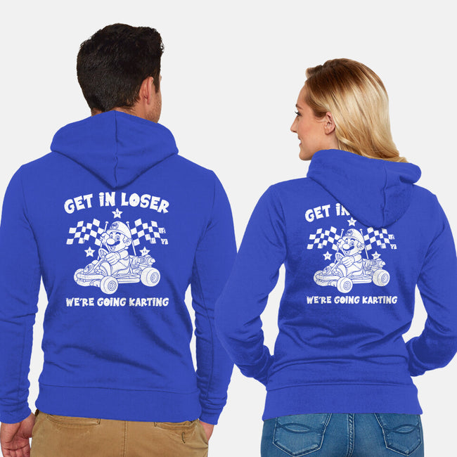 We’re Going Karting-Unisex-Zip-Up-Sweatshirt-drbutler