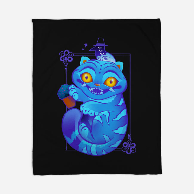 Derpy Tiger-None-Fleece-Blanket-ricolaa