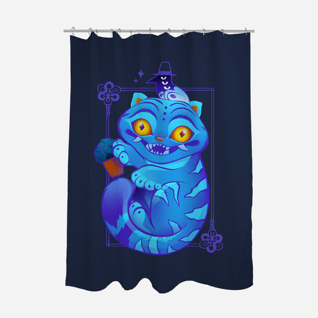 Derpy Tiger-None-Polyester-Shower Curtain-ricolaa