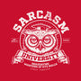 Sarcasm University-None-Glossy-Sticker-Popnotic