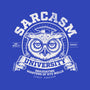 Sarcasm University-Unisex-Basic-Tee-Popnotic