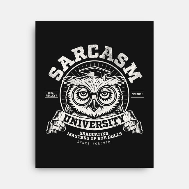 Sarcasm University-None-Stretched-Canvas-Popnotic