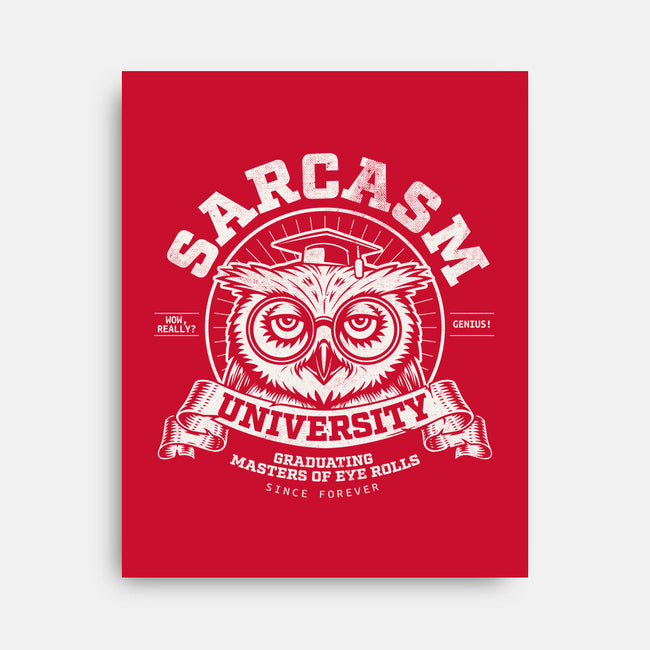 Sarcasm University-None-Stretched-Canvas-Popnotic
