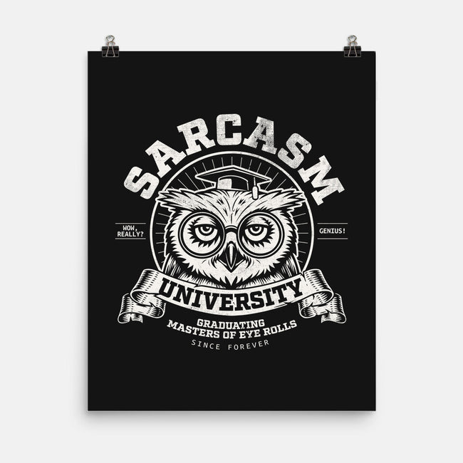Sarcasm University-None-Matte-Poster-Popnotic
