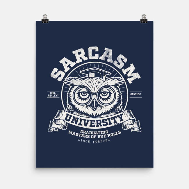 Sarcasm University-None-Matte-Poster-Popnotic