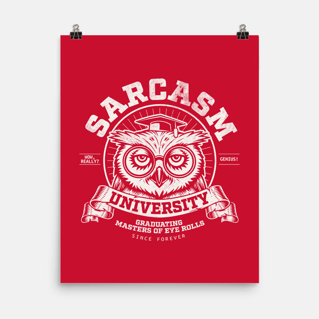 Sarcasm University-None-Matte-Poster-Popnotic