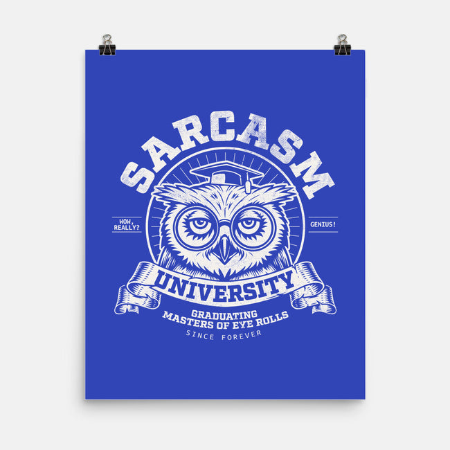 Sarcasm University-None-Matte-Poster-Popnotic