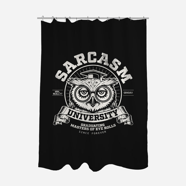 Sarcasm University-None-Polyester-Shower Curtain-Popnotic