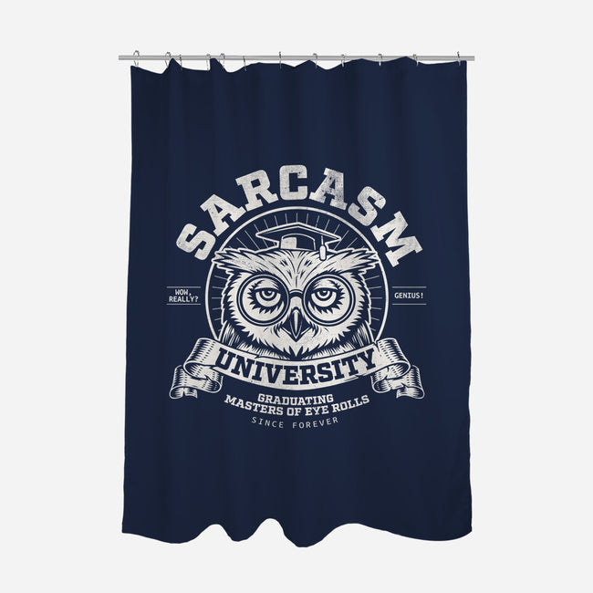 Sarcasm University-None-Polyester-Shower Curtain-Popnotic