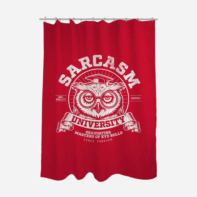 Sarcasm University-None-Polyester-Shower Curtain-Popnotic