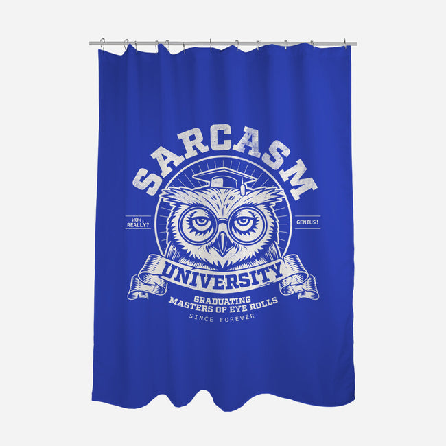 Sarcasm University-None-Polyester-Shower Curtain-Popnotic