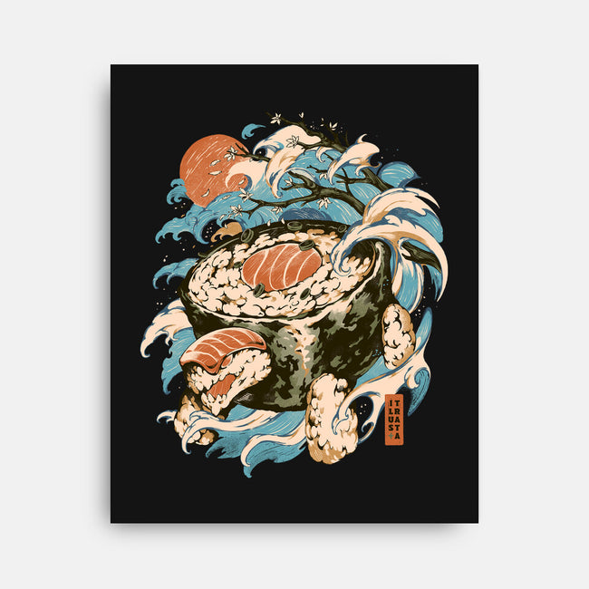 Turtle Sushi-None-Stretched-Canvas-ilustrata
