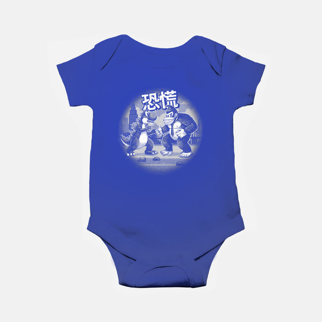 Kaiju Vs Kaiju-Baby-Basic-Onesie-Chinellatto