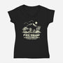 Fire Swamp National Park-Womens-V-Neck-Tee-retrodivision