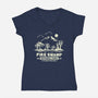 Fire Swamp National Park-Womens-V-Neck-Tee-retrodivision
