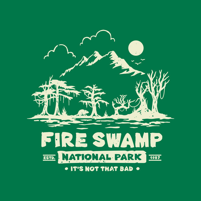 Fire Swamp National Park-Mens-Heavyweight-Tee-retrodivision