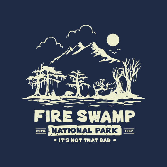 Fire Swamp National Park-Mens-Basic-Tee-retrodivision
