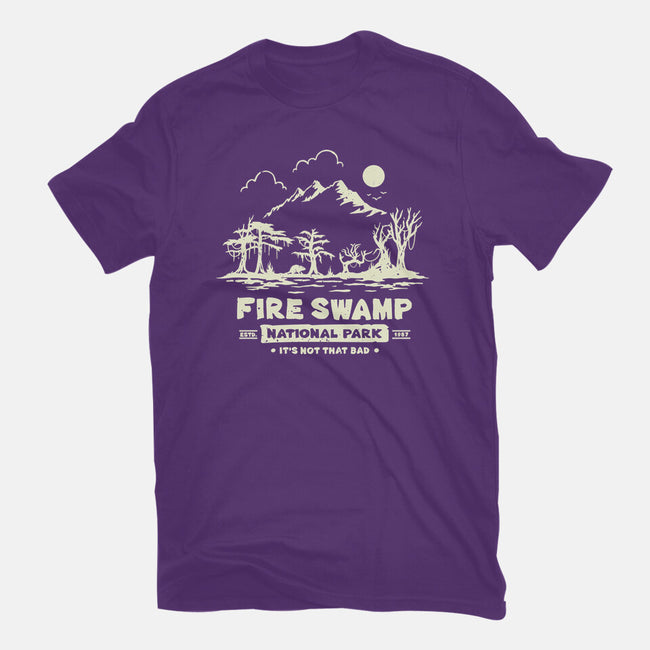 Fire Swamp National Park-Mens-Basic-Tee-retrodivision