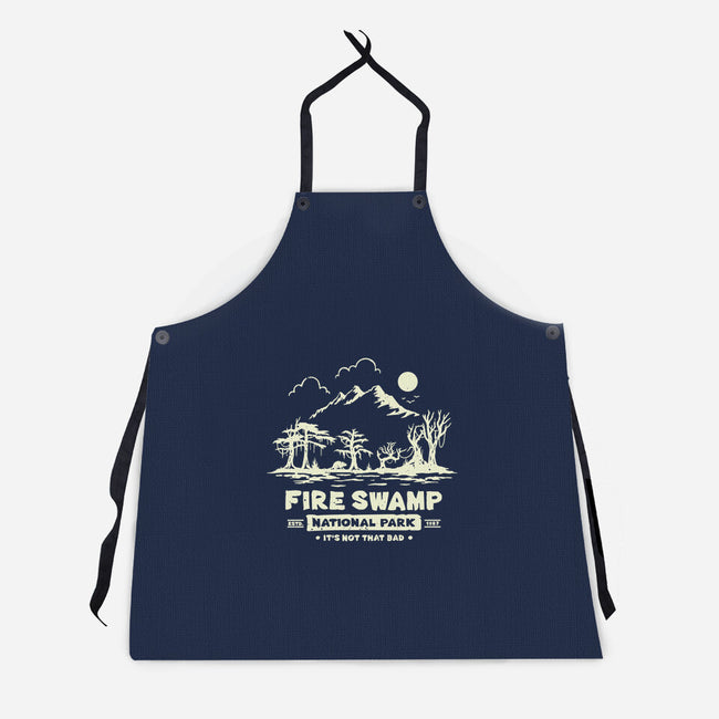 Fire Swamp National Park-Unisex-Kitchen-Apron-retrodivision