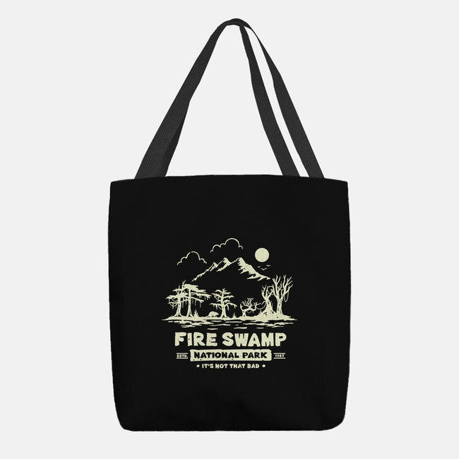 Fire Swamp National Park-None-Basic Tote-Bag-retrodivision