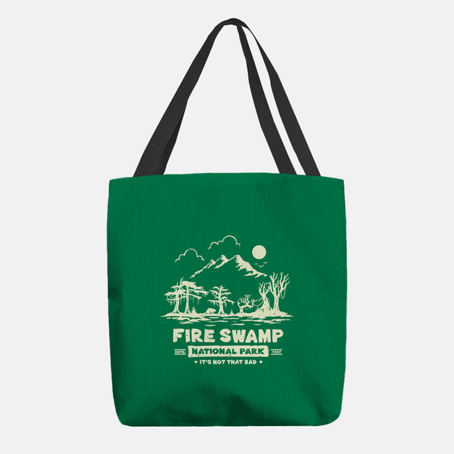 Fire Swamp National Park-None-Basic Tote-Bag-retrodivision