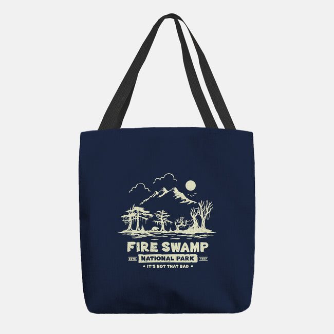 Fire Swamp National Park-None-Basic Tote-Bag-retrodivision