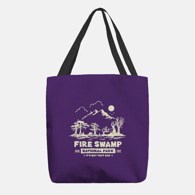 Fire Swamp National Park-None-Basic Tote-Bag-retrodivision
