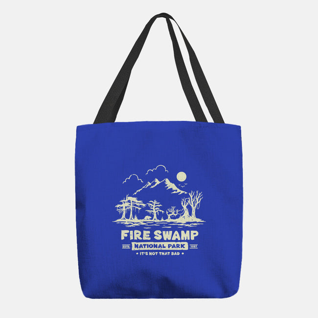 Fire Swamp National Park-None-Basic Tote-Bag-retrodivision