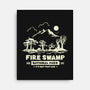 Fire Swamp National Park-None-Stretched-Canvas-retrodivision