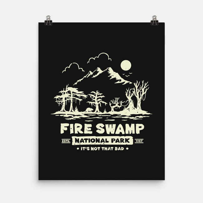 Fire Swamp National Park-None-Matte-Poster-retrodivision